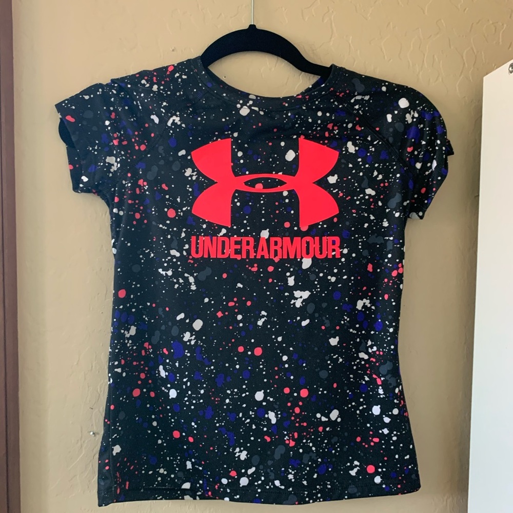 Under Armour Black Girl’s Speckled Shirt